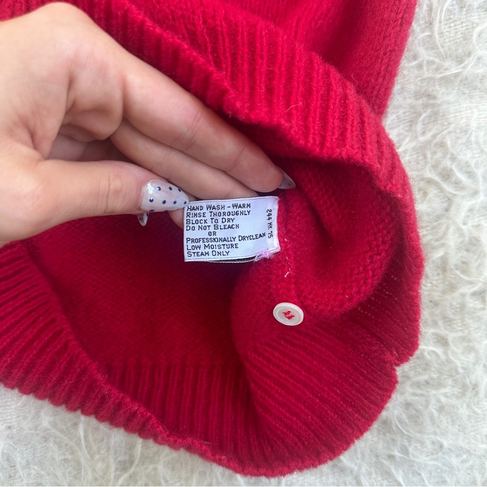 Vintage L.L. Bean Wool Sweater Vest – Women’s Small - Picture 3 of 4